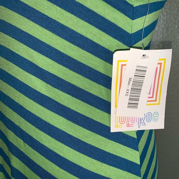 XXS Striped Lularoe Maxi Skirt Dress Summer 👗 - Picture 4 of 8
